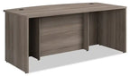 Bureau commercial de 180 cm avec plateau en mélamine de 2,5 cm, gestion des câbles et œillets passe-câbles – Cerisier classique