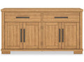 Archer Dining Server, 66W, 2 Drawers & 4 Doors with Adjustable Shelves