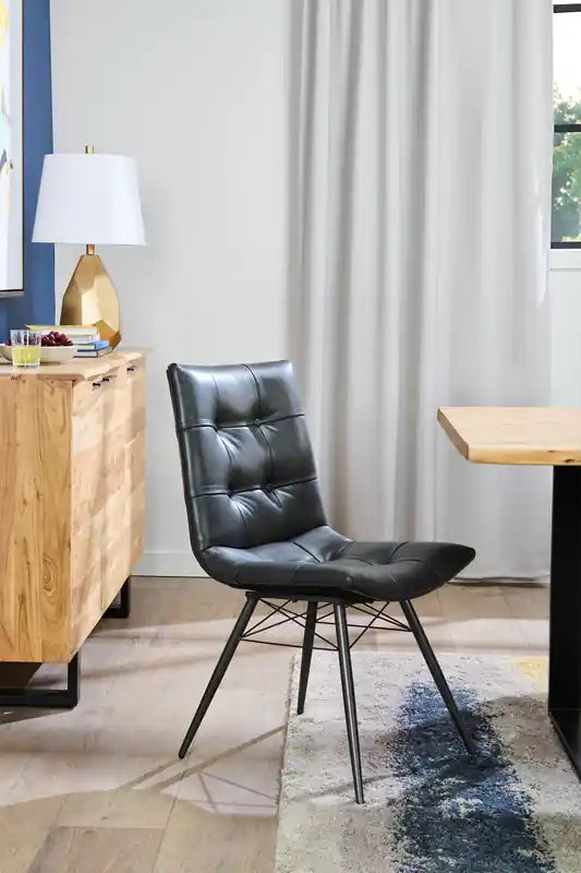 Chaise de salle à manger Avis en similicuir végane