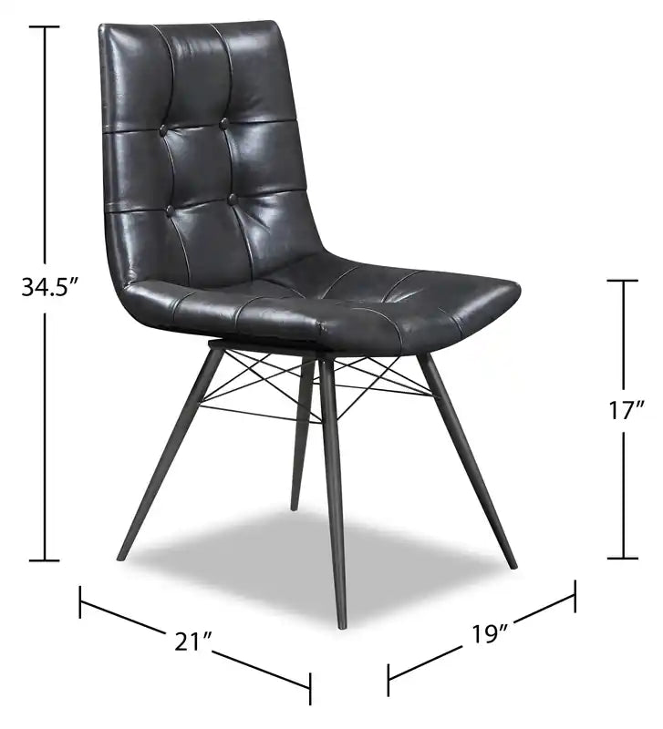 Chaise de salle à manger Avis en similicuir végane