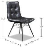 Chaise de salle à manger Avis en similicuir végane