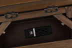 Table d'appoint Branson 16 avec rangement, étagère et port USB