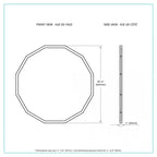 Dello Gold 35.82 Miroir