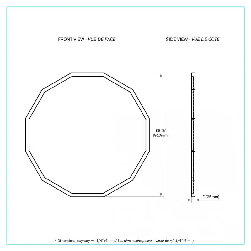 Dello Gold 35.82 Miroir
