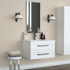 Miroir Border Argent 36