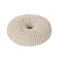Murphy Upholstered Pouf,100% Cotton