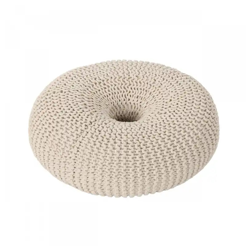 Murphy Upholstered Pouf,100% Cotton