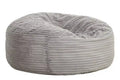 Pouf poire Sealy Kade en velours côtelé avec mousse haute densité