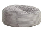 Pouf poire Sealy Kade en velours côtelé avec mousse haute densité