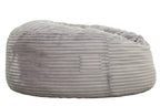 Pouf poire Sealy Kade en velours côtelé avec mousse haute densité