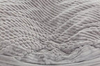 Pouf poire Sealy Kade en velours côtelé avec mousse haute densité