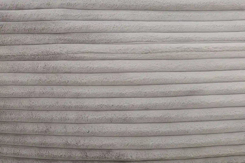 Pouf poire Sealy Kade en velours côtelé avec mousse haute densité