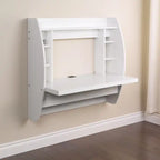 Bureau mural flottant avec rangement, 42,25"L x 19,75"P, garantie de 5 ans
