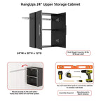 Hangups 24 Armoire haute Gris clair