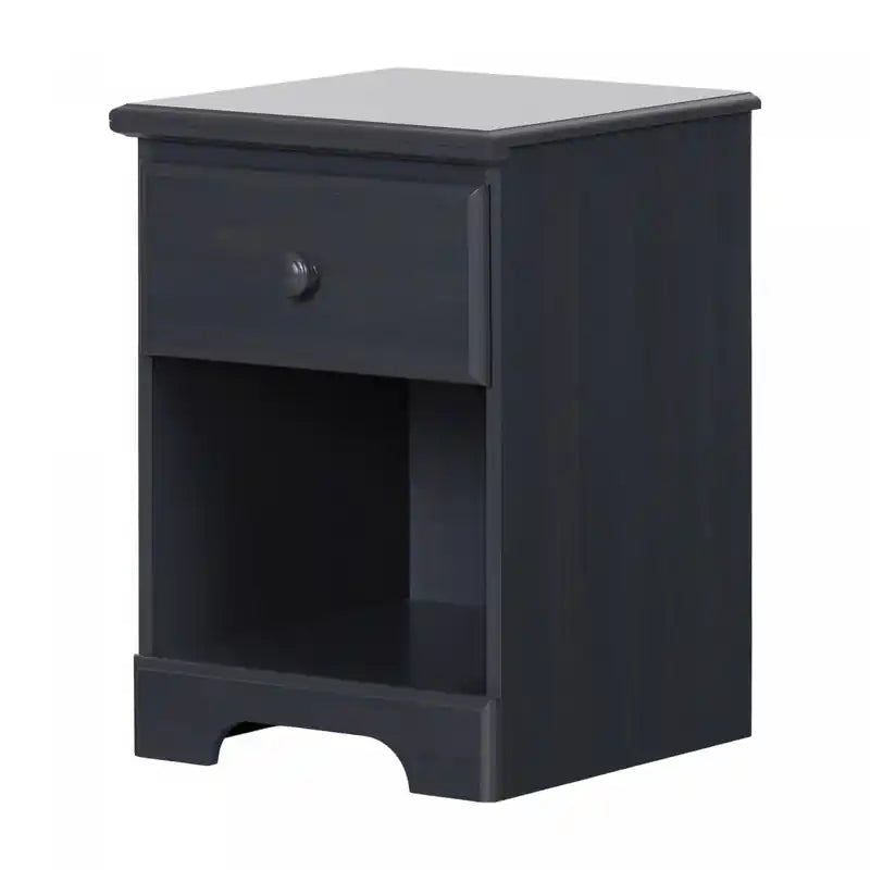 Summer Breeze 1-drawer Nightstand - Blueberry