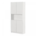 Liora 4-door Bookcase With Open Storage - Pure White