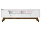 Manhattan Comfort Mid-Century Modern Marcus 70.86 TV Stand with Solid Wood Legs