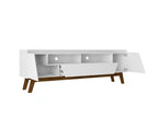 Meuble TV Manhattan Comfort Marcus Mid-Century Modern 180 cm avec pieds en bois massif