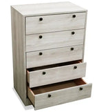 Commode de chambre Hart, 5 tiroirs, 24,6 larg. x 36,2 haut., Fabriquée au Canada