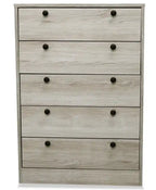 Commode de chambre Hart, 5 tiroirs, 24,6 larg. x 36,2 haut., Fabriquée au Canada