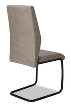 Chaise de salle à manger moderne avec revêtement en cuir végétalien – Style contemporain, cadre robuste