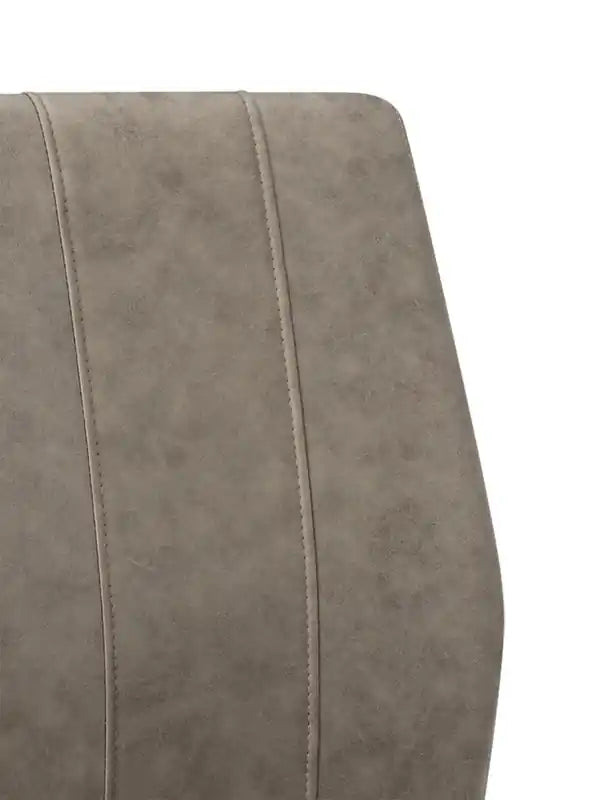 Chaise de salle à manger moderne avec revêtement en cuir végétalien – Style contemporain, cadre robuste