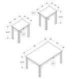 Kiana 44 Lot de 3 tables basses + 2 tables d'appoint Modernes