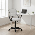 Mika 21 Office Chair  White & Black