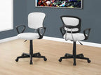 21 Chaise de bureau Blanc et Noir