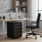 Vinsetto 3-drawer Vertical Filing Cabinet For Letter A4 Legal Size