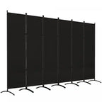 Outsunny 6 Panel Folding Privacy Screen, Uv30+ Room Divider