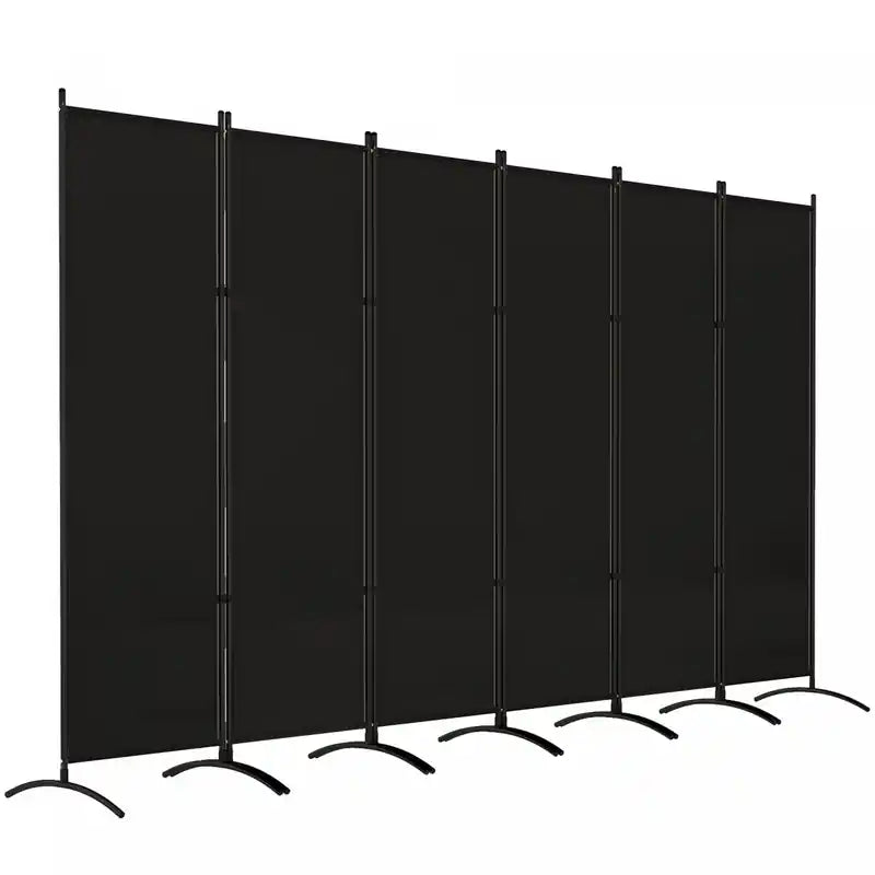 Outsunny 6 Panel Folding Privacy Screen, Uv30+ Room Divider