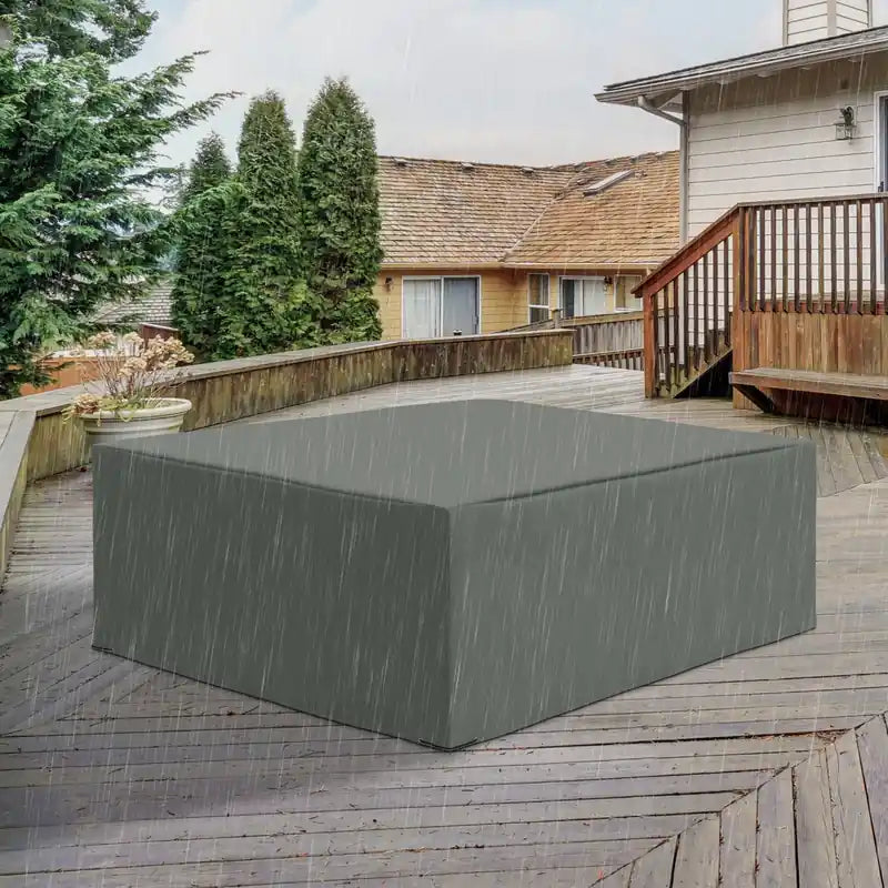 Outsunny Housse de protection pour mobilier de jardin en tissu Oxford