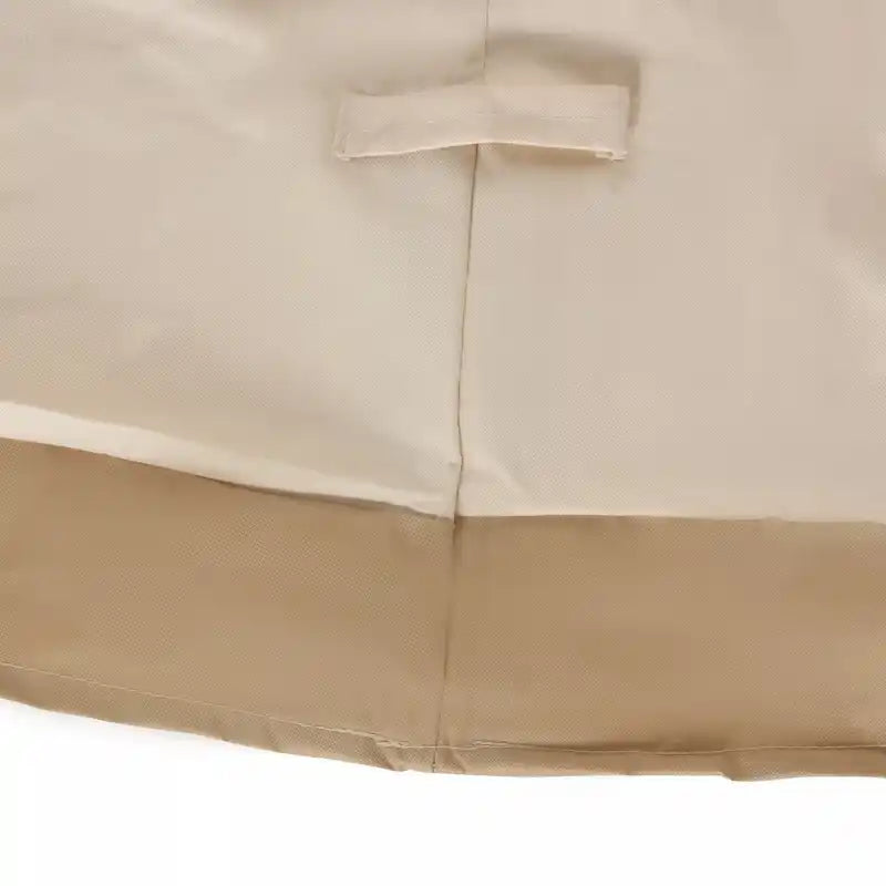 Housse de protection pour salon de jardin ovale Outsunny, beige/café