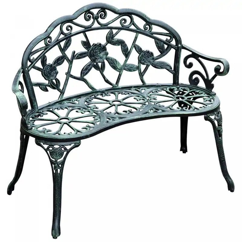Outsunny 40 Outdoor Garden Bench, Patio Garden Bench