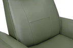 Fauteuil inclinable massant électrique en cuir véritable 31 po avec siège chauffant, appui-tête électrique et gravité zéro