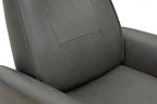 Fauteuil inclinable massant électrique en cuir véritable 31 po avec siège chauffant, appui-tête électrique et gravité zéro