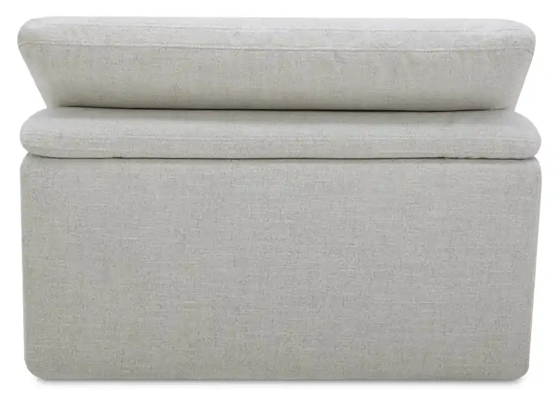 Fauteuil inclinable électrique sans accoudoirs Sky Modular 44 en tissu avec coussins en plumes et duvet - Nathan Wheat