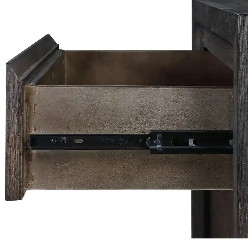 Table basse 48 avec rangement et étagère, Moka chaud